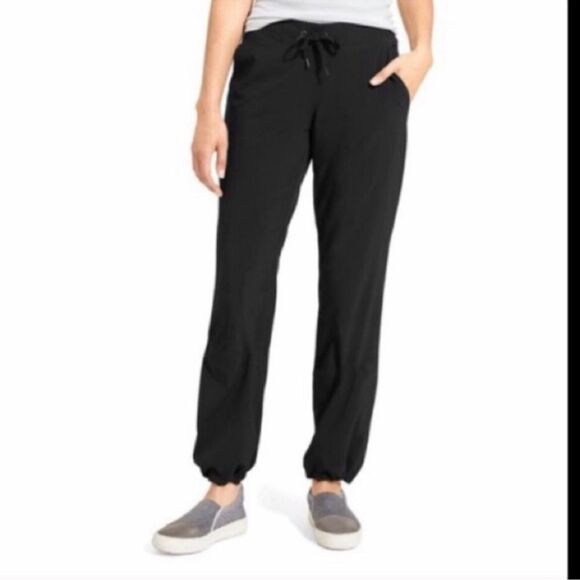 Athleta Midtown Wide Leg Trousers Pants Black 4 - Picture 3 of 9
